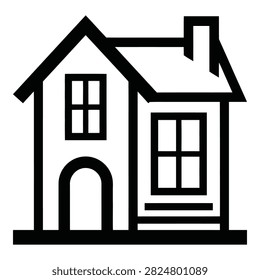 A minimalist black line