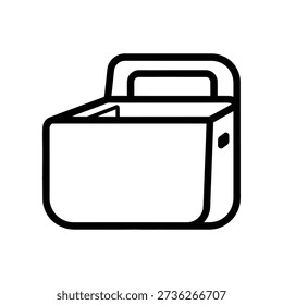 Minimalist black microwave oven vector illustration, clean design with smooth edges, perfect for kitchen appliances, cooking, and home decor projects.
