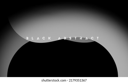 Minimalist black premium abstract background with luxury dark gradient geometric elements. Rich backgrounds for exclusive designs.