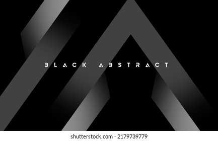 Minimalist black premium abstract background with luxury dark gradient geometric elements. Rich backgrounds for exclusive designs.