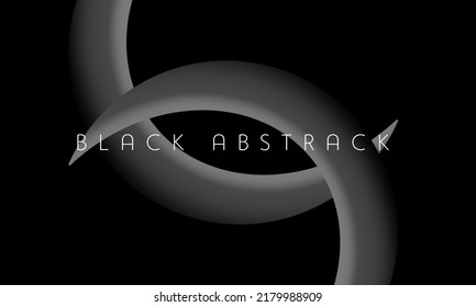 Fondo abstracto minimalista negro premium con elementos geométricos de gradiente oscuro de lujo. Ricos fondos para diseños exclusivos.