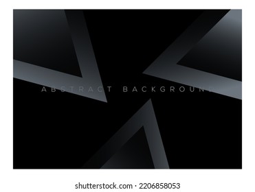 Fondo abstracto minimalista negro premium con elementos geométricos gradientes de lujo