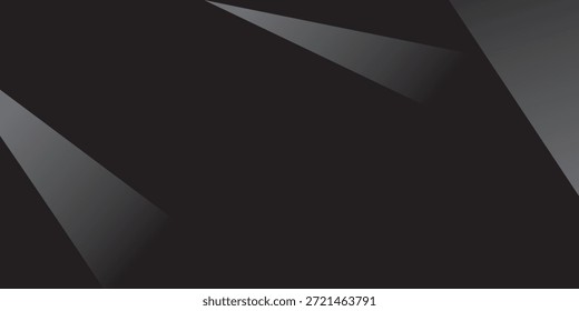 Minimalistischer schwarzer abstrakter Premium-Hintergrund mit luxuriösen dunklen geometrischen Elementen. Exklusives Tapetendesign für Poster, Broschüre, Präsentation, Website etc. - Vector EPS