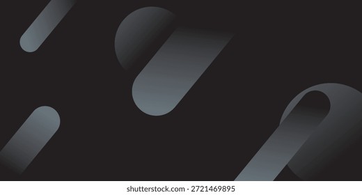 Minimalistischer schwarzer abstrakter Premium-Hintergrund mit luxuriösen dunklen geometrischen Elementen.