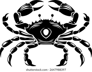 Minimalist black scorpion icon on white background, perfect for nature, garden, insect, and eco-friendly graphic design projects.
