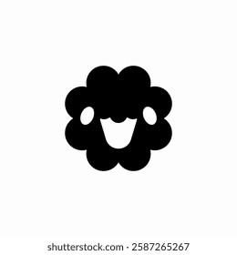 minimalist black sheep logo design