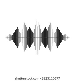 Un ecualizador audio onda