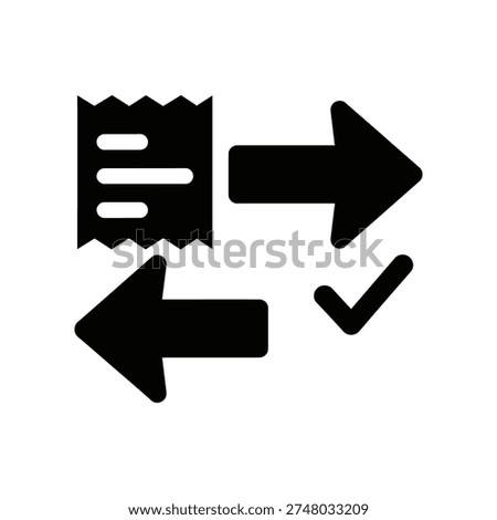 Minimalist black and white flowchart illustrating decision steps, ideal for business, strategy, and planning presentations.