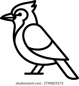 A minimalist black 