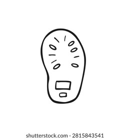 A minimalist black 