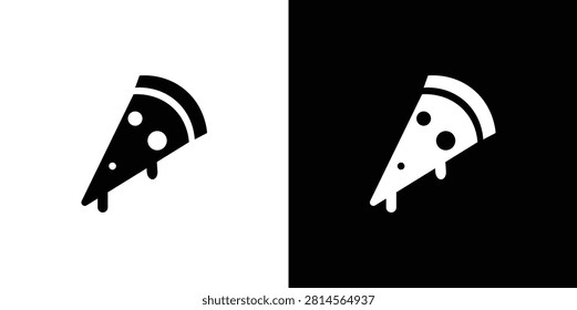Minimalist of a black and white panda bear sitting upright posture