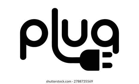 Minimalist black and white PUA logo design on clean white background with modern typography