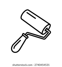 Minimalist black and white push pin drawing ideal for office, notice, location, or design projects with clean lines.