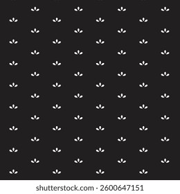 Minimalist Black and White Seamless Pattern | Elegant Geometric Design | Modern Textile Background