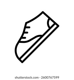 Minimalist Black and White Sneaker Icon for Design and Branding. Ideal for minimalist design themes and branding focusing on style, functionality, and modern aesthetics.