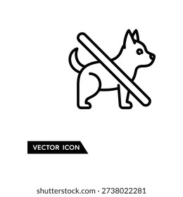 Minimalist black and white vector icon of a cute dog scratching its ear, perfect for pet care, veterinary, or animal-themed designs and illustrations.