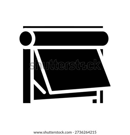 Minimalist black and white vector illustration of a classic film camera, perfect for photography, retro design, and digital media projects.