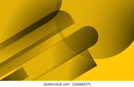 Minimalist black to yellow premium abstract background with luxury dark geometric elements. Exclusive wallpaper design for poster, brochure, presentation, website etc. - Vector EPS
