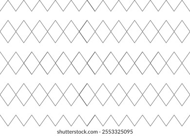 Minimalist black-and-white diamond pattern, ideal for use as a childrens coloring page or creative projects.