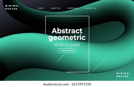 Minimalist Blue Abstract Background Design with Modern Line and Geometric Elements for Posters, Banners, and Creative Presentations