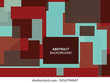 Minimalist blue abstract geometric background. Vector illustration.  Abstract Background.