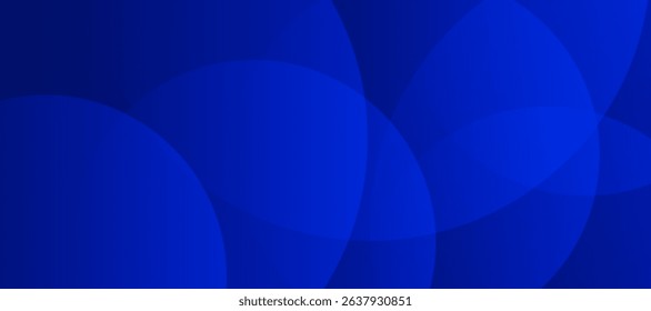 Minimalist Blue Background with Abstract Circle. Abstract Business Wallpaper. Vibrant. Vector Illustration