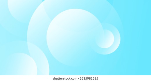 minimalistisch blauer Hintergrund. Kreisüberlappung. modernes EPS 10