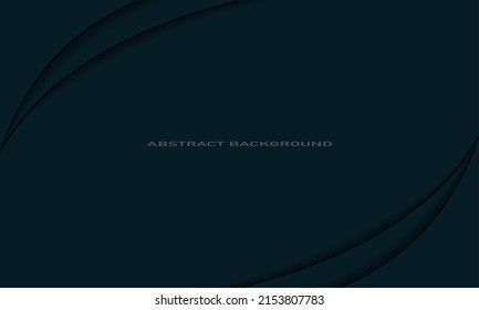 minimalist blue background with curved shadows in the corners
