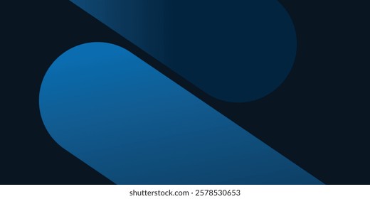 Minimalist blue geometric background. Modern glossy blue gradient diagonal shape design. Dynamic shape. Elegant geometric. Suitable for background, poster,