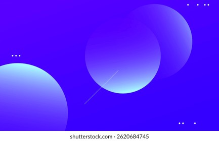 Minimalist blue geometric background. Vector illustration