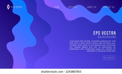Minimalist Blue Geometric Website Background Smooth, Clean Concept with Papercut Style For Element, Wallpaper, Banner, Presentation, Web, Page Layout, and etc. eps 10 Editable. vector Illustration