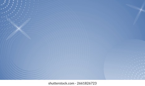 Minimalist blue gradient modern background with circle elements. Digital technology abstract modern