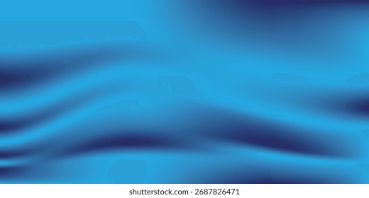 Minimalista sala de estudio degradado azul, patrón de fondo abstracto, paredes y piso reflejan luces de neón. eps 10