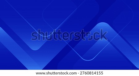 Minimalist blue polygon banner background