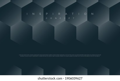 Minimalistisch blauer Premium abstrakter Hintergrund mit luxuriösen geometrischen Elementen. Exklusive Wallpaper-Design für Poster, Broschüre, Präsentation, Website etc. - VektorEPS
