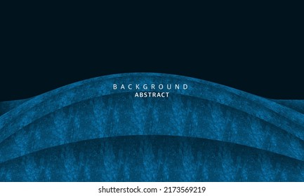 Minimalist blue premium abstract background with luxury geometric dark shapes. Exclusive wallpaper design for posters, brochures, presentations, websites