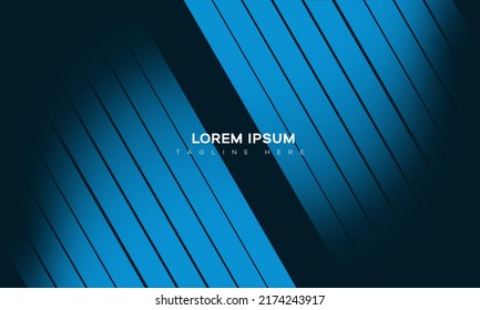 Minimalist blue premium abstract background with luxury geometric dark shapes. Exclusive wallpaper designs for posters, brochures, presentations, websites etc
