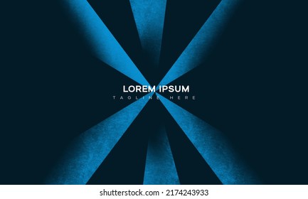 Minimalistisch blauer Premium abstrakter Hintergrund mit luxuriösen geometrischen dunklen Formen. Exklusive Bildschirmhintergründe für Poster, Broschüren, Präsentationen, Websites usw.
