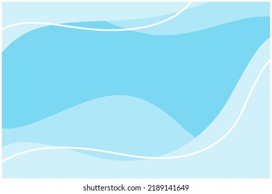Fondo abstracto de onda azul minimalista