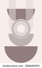 Minimalist Boho Poster or T Shirt Print Design