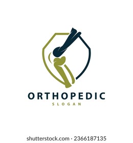Minimalist Bone Health Logo Illustration Template Design