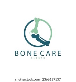Minimalist Bone Health Logo Illustration Template Design