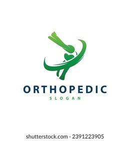 Minimalist Bone Health Logo Illustration Template Design
