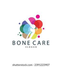 Minimalist Bone Health Logo Illustration Template Design