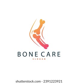 Minimalist Bone Health Logo Illustration Template Design