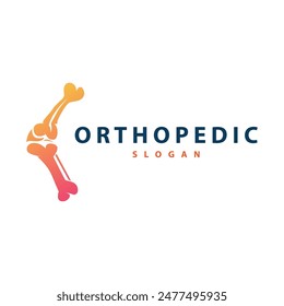 Minimalist Bone Health Logo Illustration Template Design