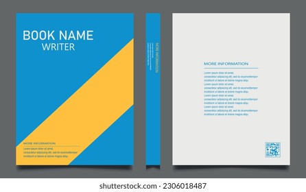 minimalist book cover design for magazine, stationary, headline. minimal stationery, education, journal book cover design. book mockup design. bookstore advertise, promotion, infographics cover design