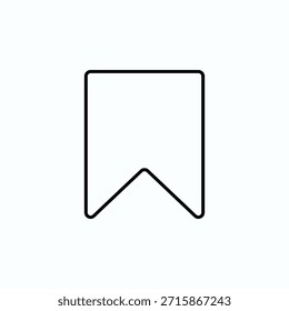 Minimalistisches Symbol für Lesezeichenzeilen zum Markieren von Seiten oder Speichern von Favoriten. Hochwertige Vektorgrafik, perfekt für Bildungs-Apps, Bibliotheks-Websites und das Design digitaler Schnittstellen.