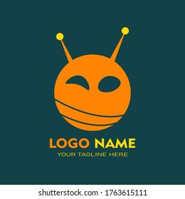 minimalist bot logo template for anything use