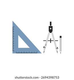 Logotipo minimalista de arco e bússola em um fundo branco